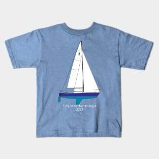 J/24 Sailboat Kids T-Shirt